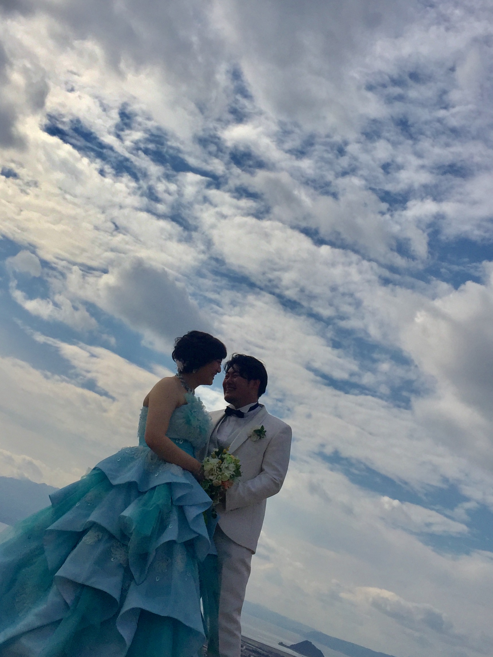 結婚式の前撮り 霧島市の結婚式場 グランラセーレシエロ ユウベルグループ 平安閣